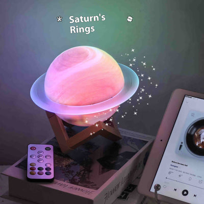 Star Ring Dream Bluetooth Speaker Desktop Decoration Small Night Lamp