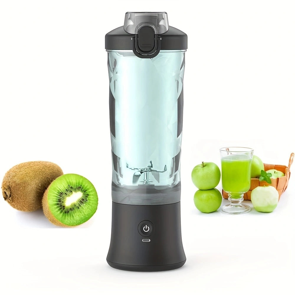 Portable Blender 600ML Electric Juicer Fruit Mixers 4000mAh USB Rechargeable Smoothie Mini Blender Personal Juicer Colorf