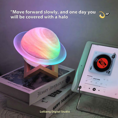 Star Ring Dream Bluetooth Speaker Desktop Decoration Small Night Lamp