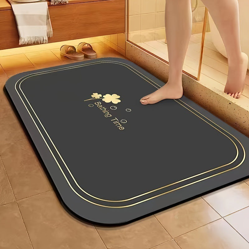 Diatom Ooze Floor Mat Washable Bathroom Non-slip Mat