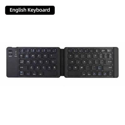 Bluetooth Folding Keyboard With Touchpad For IOS Android Windows Office Mini Wireless Keyboard Storage Three Systems Universal