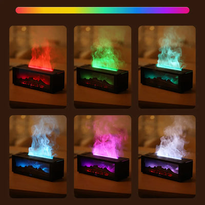 Flame Aroma Diffuser: Music, Light & Essential Oils