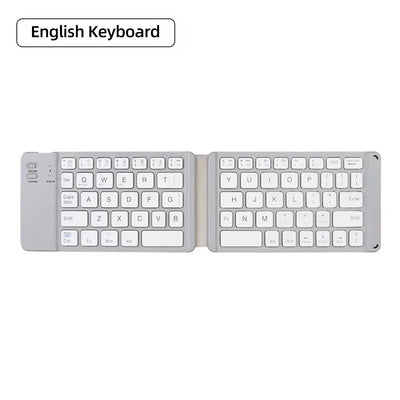 Bluetooth Folding Keyboard With Touchpad For IOS Android Windows Office Mini Wireless Keyboard Storage Three Systems Universal