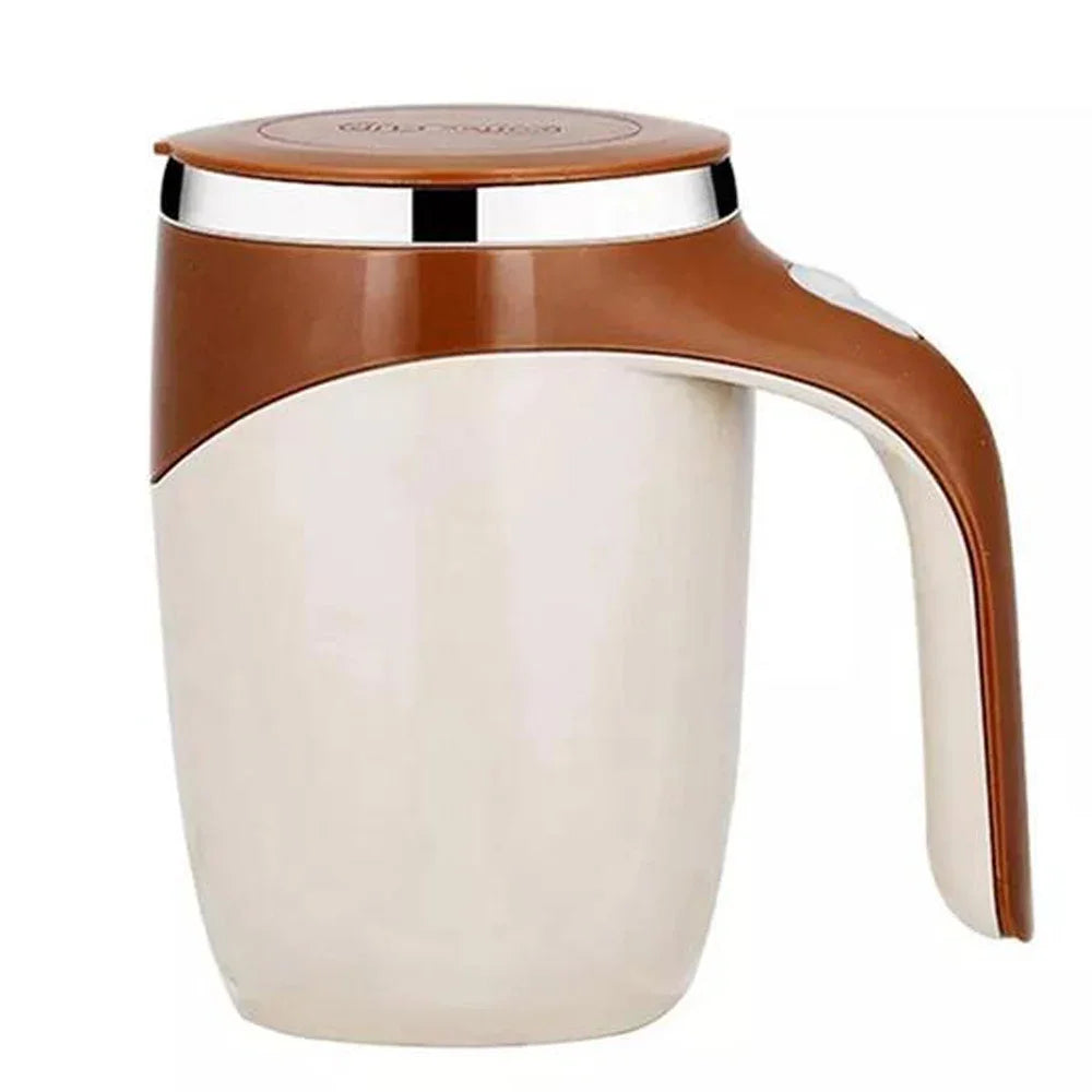 Automatic stirring cup portable rechargeable stainless steel rotating stirring coffee and milkshake cup suitable for home travel