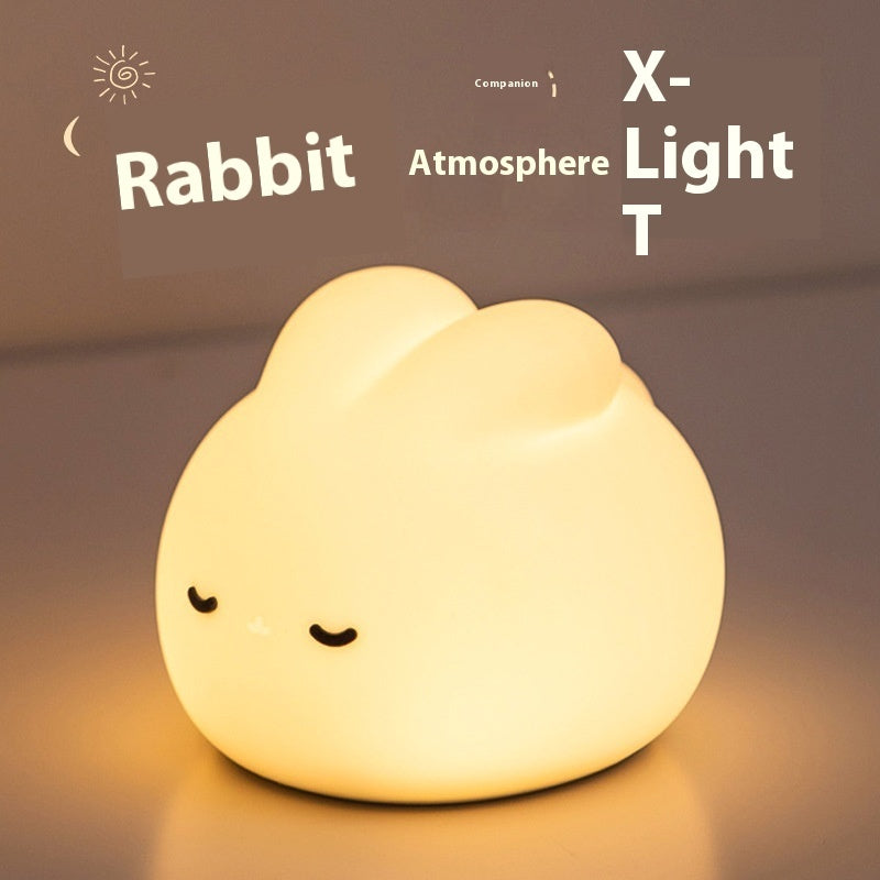 Children Get Up Rabbit Silicone Sleeping Light