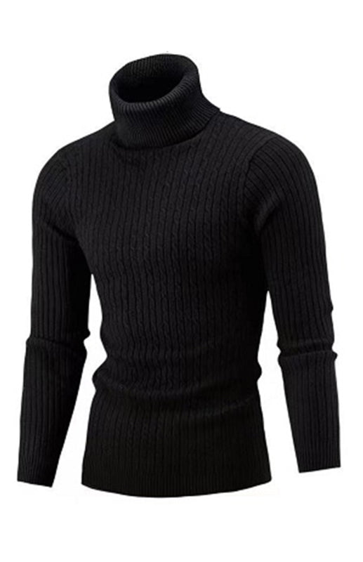 Men's Classic Long Sleeve Turtleneck Sweater