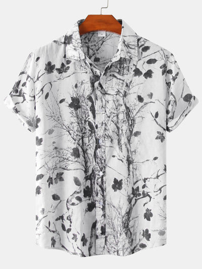 Men's Floral Short Sleeve Shirts Youth Men's Men's Shirts