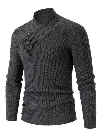 Men's Cable Knit Sleeveless Sweater