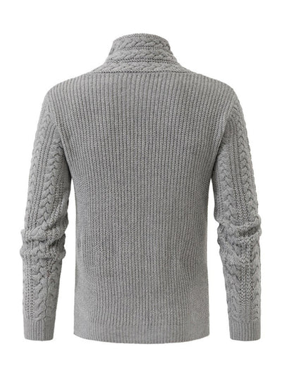 Men's Cable Knit Sleeveless Sweater