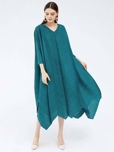 Women's 3/4 Sleeve Irregular Hem Dress