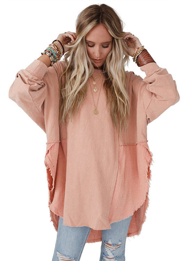 Women's Loose Off-Shoulder Knit Pullover